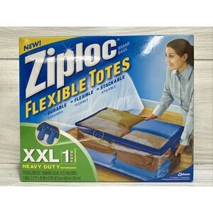 ZIPLOC XXL Flexible Tote Storage Bag 22 Gallon 2.2ft x 16in x 12in